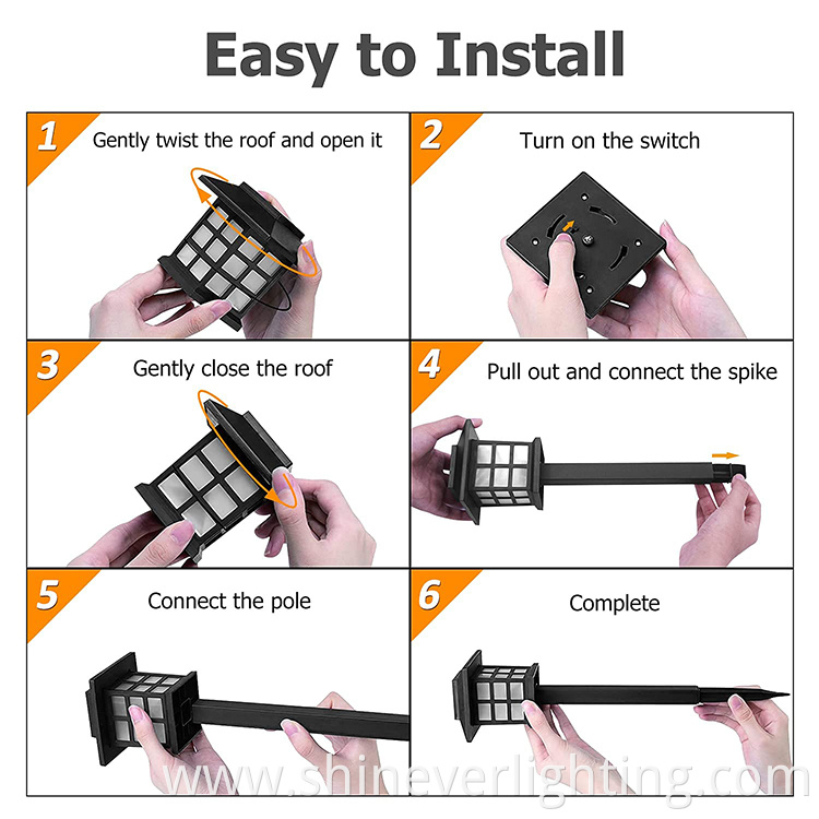 Energy-Efficient Solar Yard Lights 